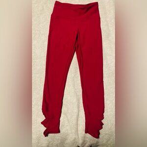 Old Navy Active High-Rise Red Leggings